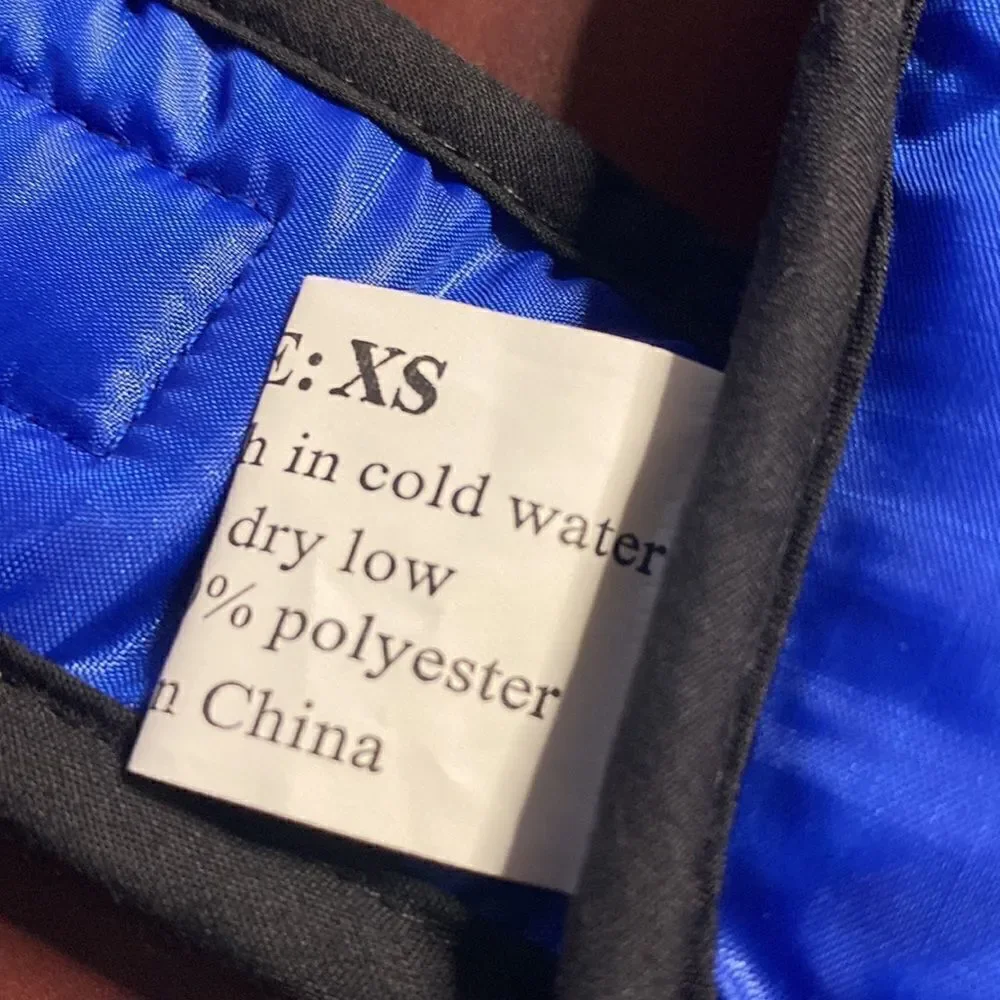 Reversible Corduroy Dog Coat Jacket